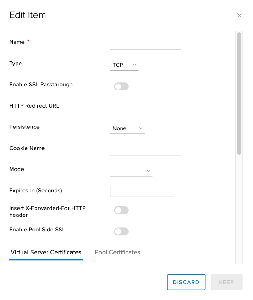 Using certificates with Load Balancing